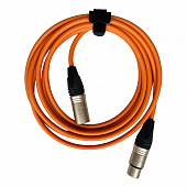 GS-Pro XLR3F-XLR3M (orange) 0.5 кабель микрофонный, длина 0.5 метра, цвет оранжевый